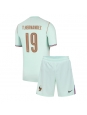 Otroške Nogometnih dresov Francija Theo Hernandez #19 Gostujoči SP 2026 Kratki rokavi (+ hlače)